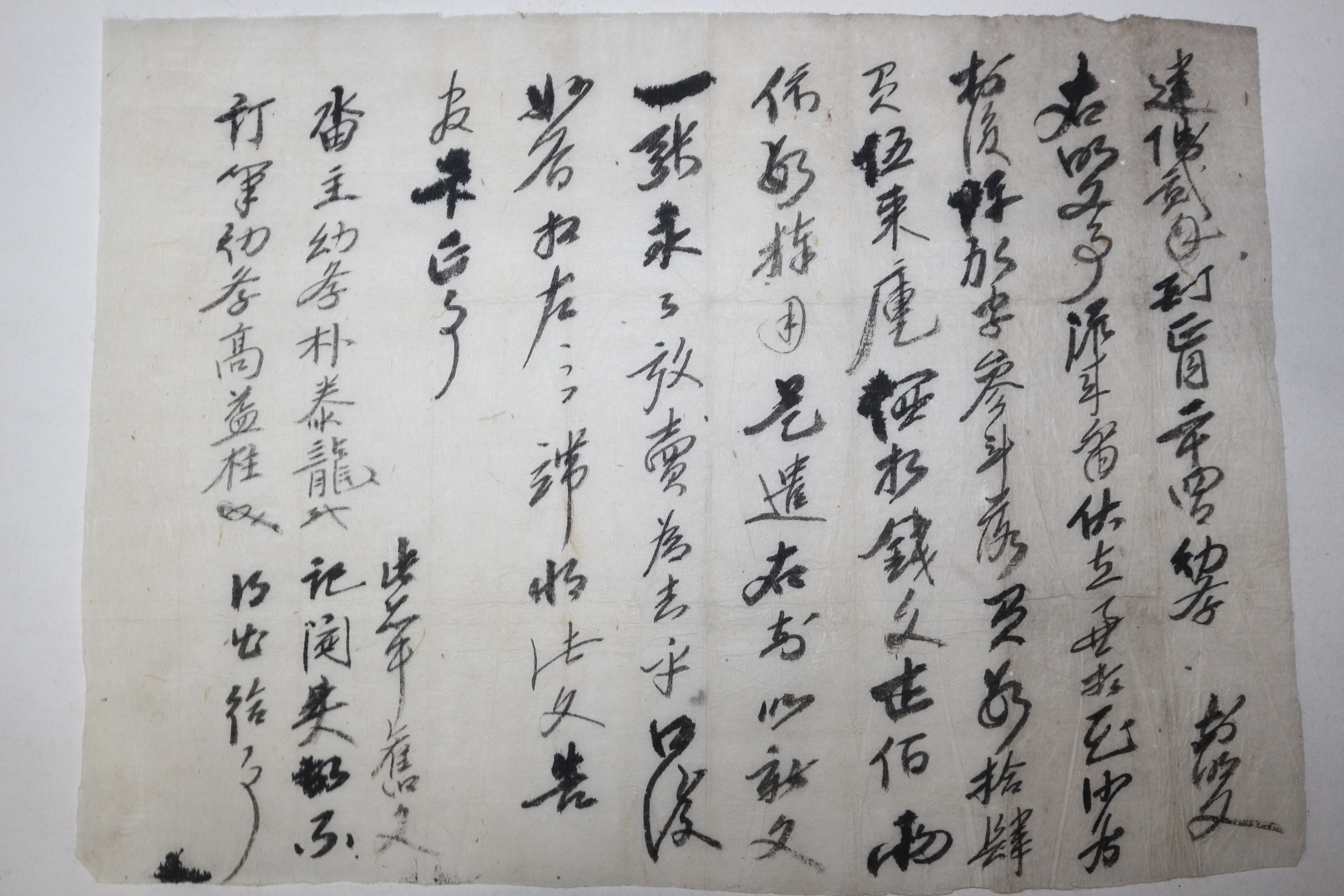 1897년(건양2년) 논(畓) 매매문서