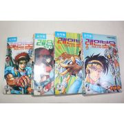 1995년초판 김재환 만화 레인보우 4책완질