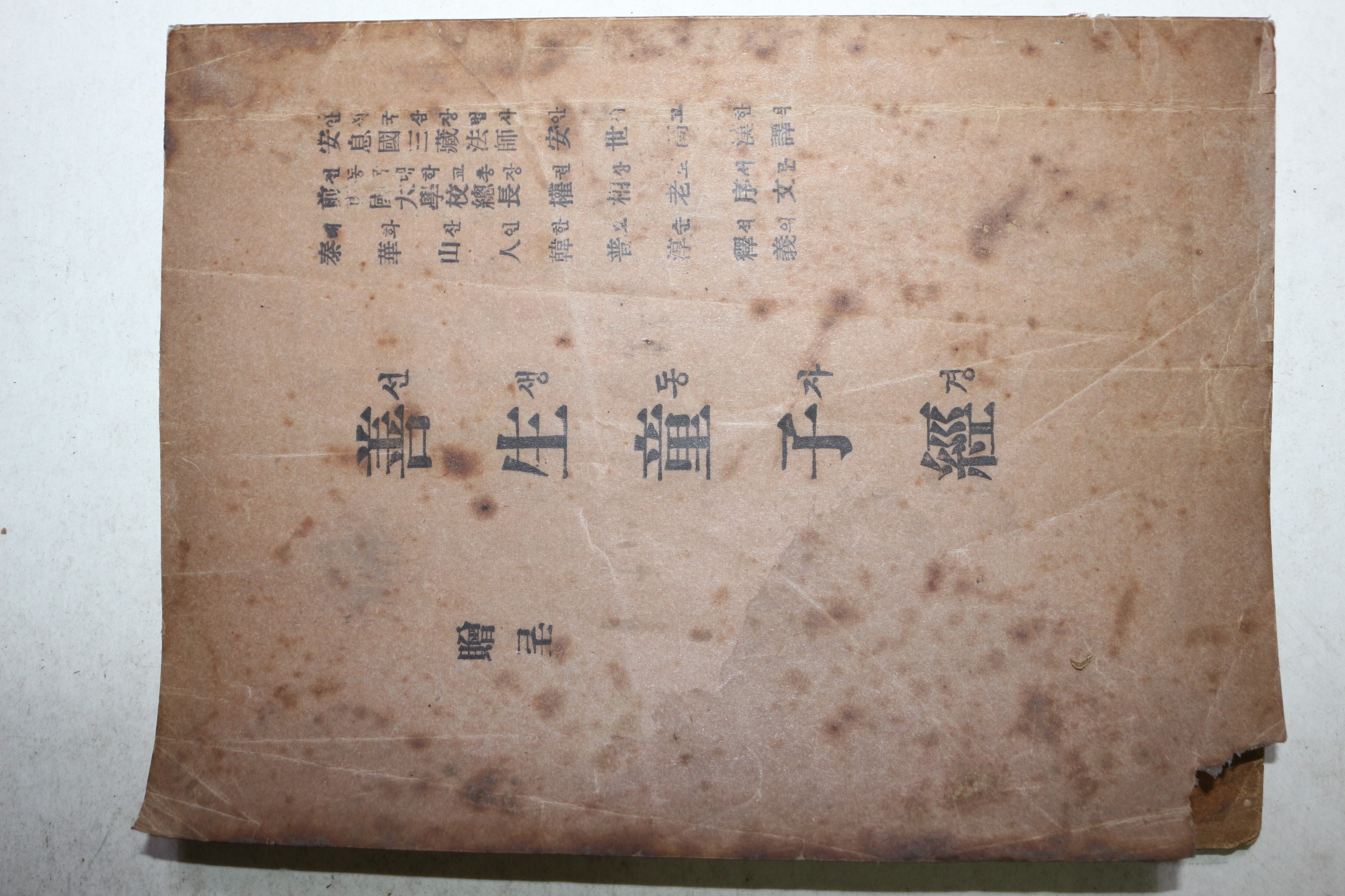 1957년 선생동자경(善生童子經)