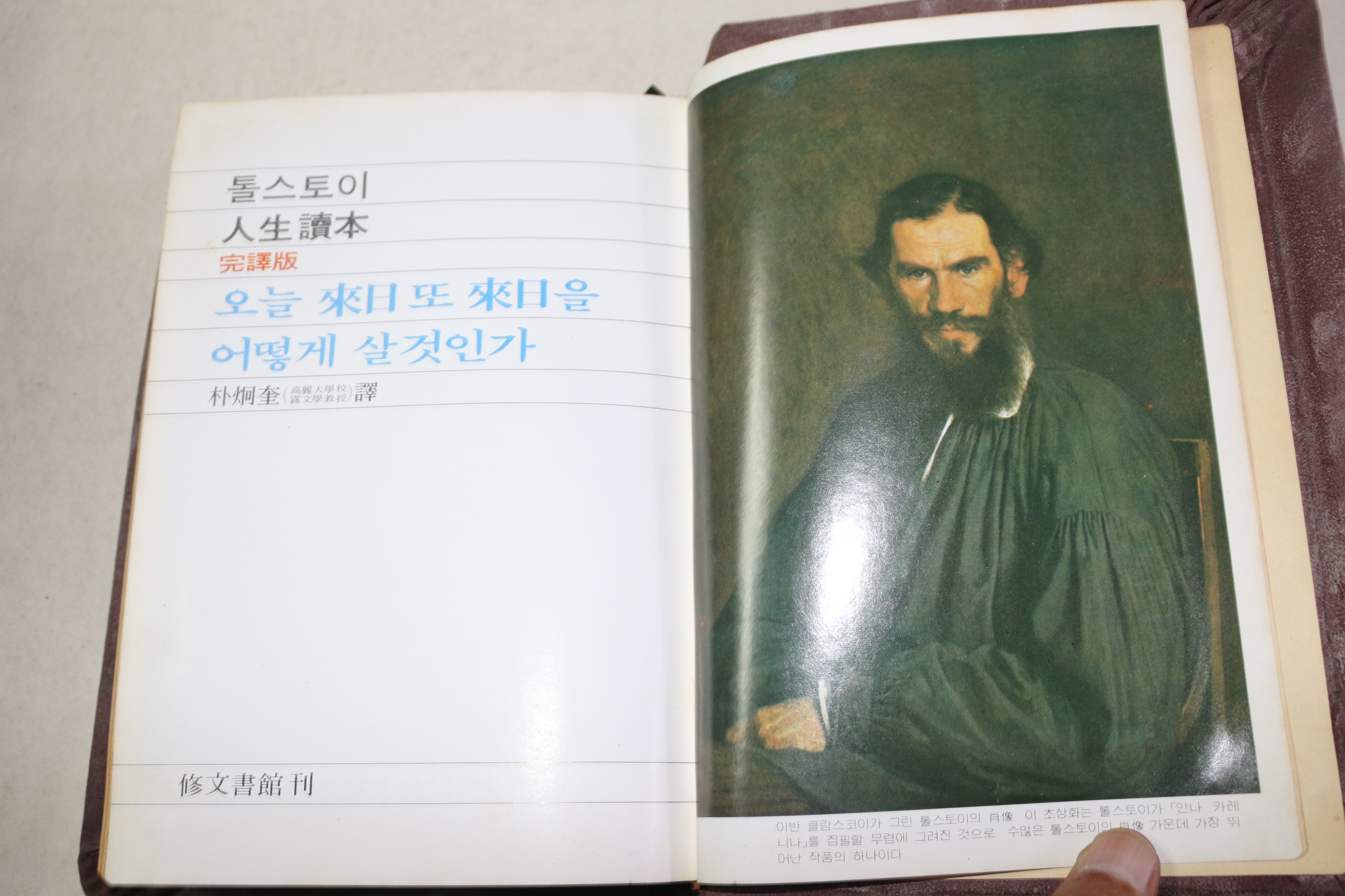 1981년 박형규 역 톨스토이 인생독본