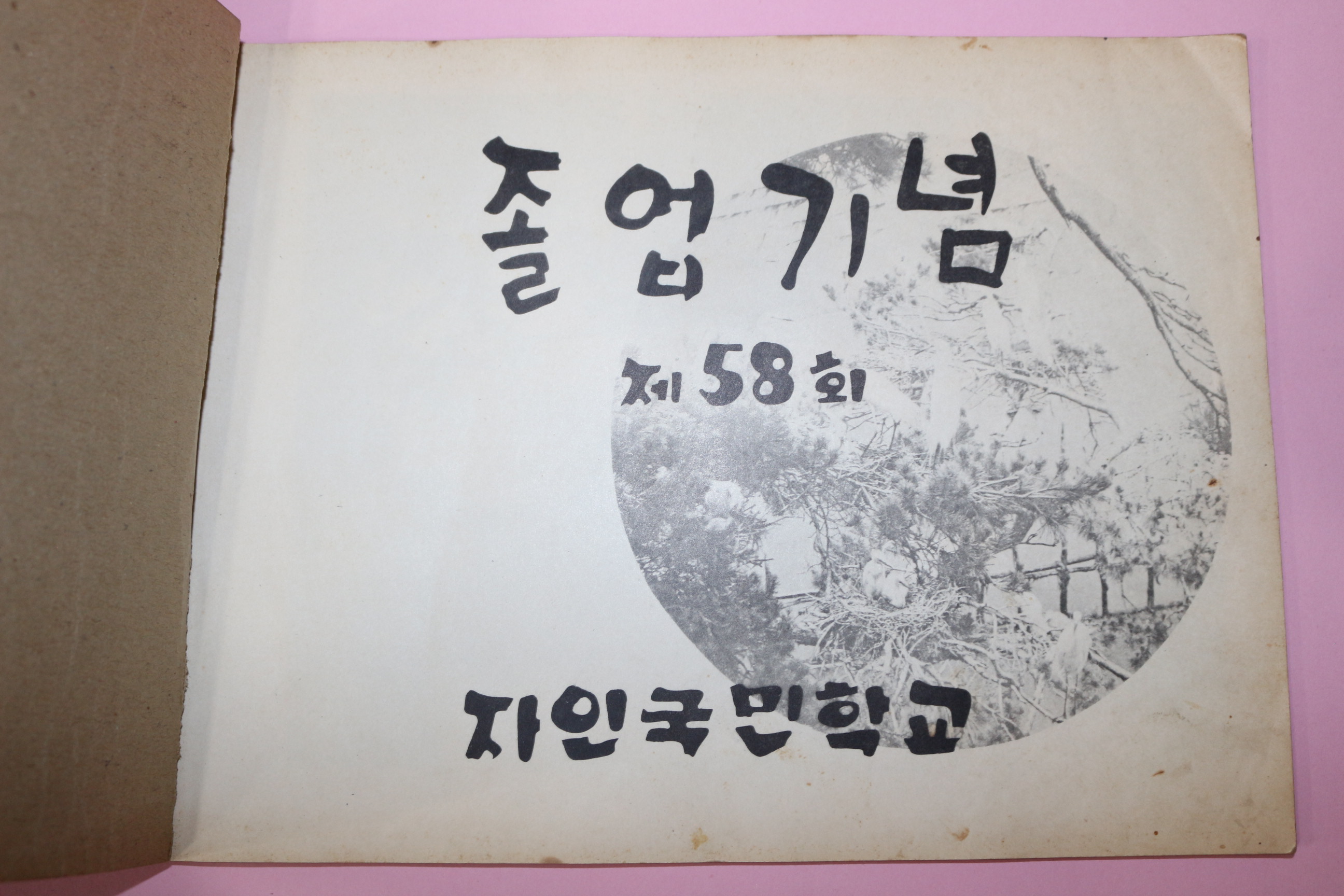 1970년 자인국민학교 제58회 졸업기념 앨범