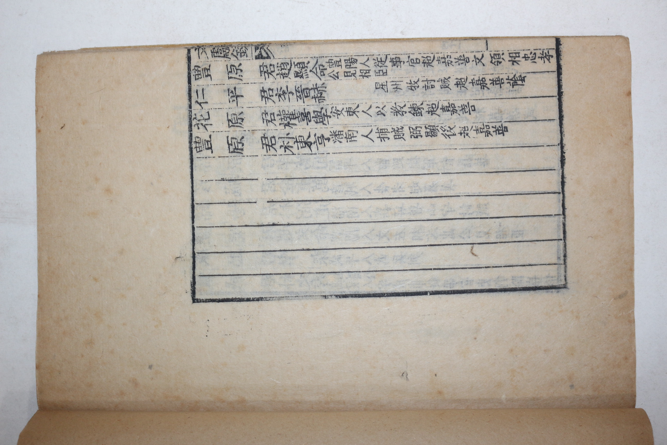 목판본 동국문헌록(東國文獻錄) 1책