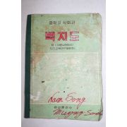 1966년 중학교 사회과 백지도