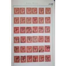 1-27 100년전후의 Queensland 우표 36장
