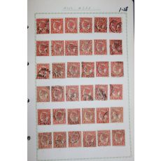1-28 100년전후의 Queensland 우표 36장