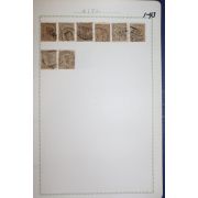 1-43 100년전후의 Queensland 우표 8장