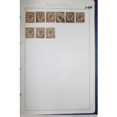 1-44 100년전후의 Queensland 우표 9장