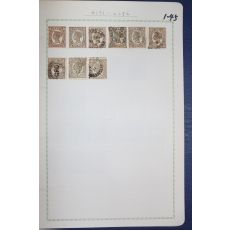 1-45 100년전후의 Queensland 우표 9장