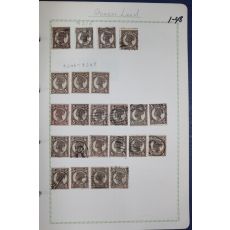 1-48 100년전후의 Queensland 우표 23장