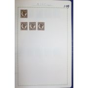 1-49 100년전후의 Queensland 우표 4장