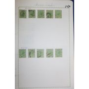 1-50 100년전후의 Queensland 우표 10장