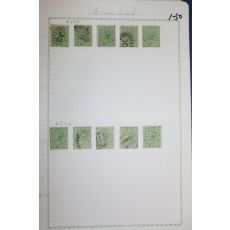 1-50 100년전후의 Queensland 우표 10장