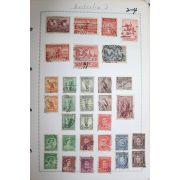 2-4 100년전후의 오스트레일리아 우표 33장