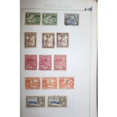 2-16 100년전후의 영국령 기아나 British Guiana 우표 14장