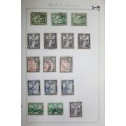 2-17 100년전후의 영국령 기아나 British Guiana 우표 16장