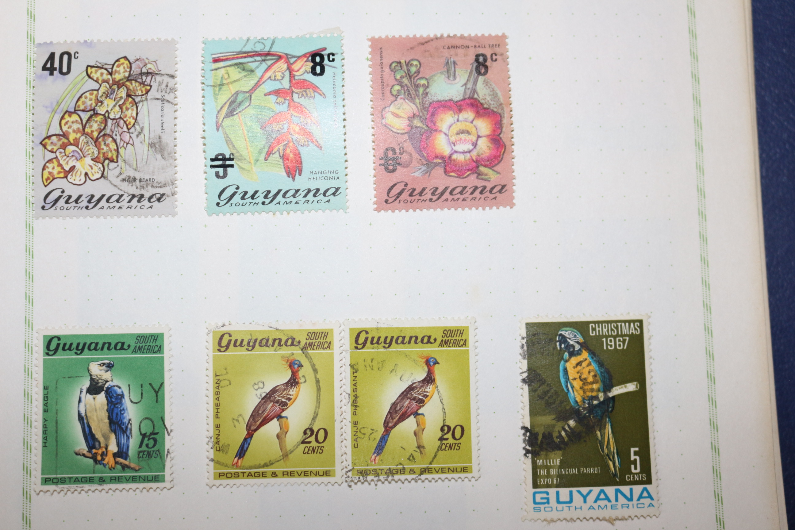 2-22 가이아나 guyana 우표 15장