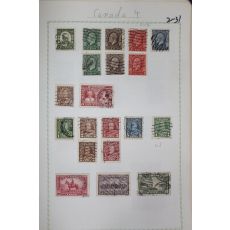2-31 100년전후의 캐나다 canada 우표 20장