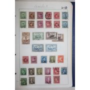 2-33 100년전후의 캐나다 canada 우표 33장