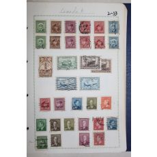 2-33 100년전후의 캐나다 canada 우표 33장