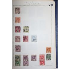 2-39 100년전후의 실론,스리랑카 ceylon 우표 17장