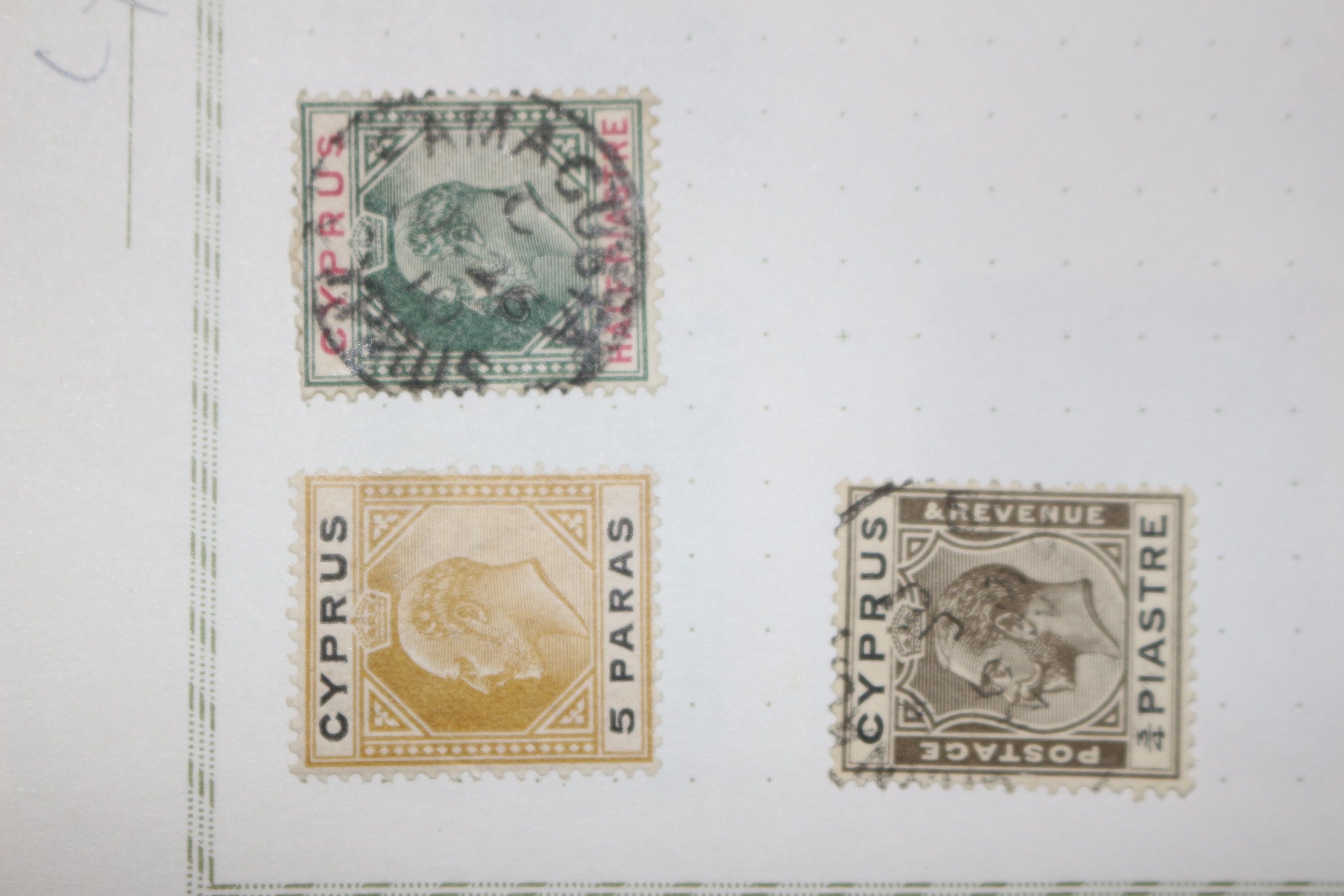 2-41 100년전후의 사이프러스 cyprus 우표 10장