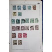 2-50 100년전후의 인도 india 우표 24장