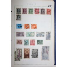 2-58 100년전후의 인도 india 우표 23장