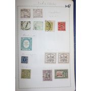 2-61 100년전후의 인도 india 우표 13장