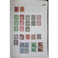 2-62 100년전후의 아일랜드 ireland 우표 29장