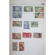 2-67 100년전후의 자메이카 Jamaica 우표 13장