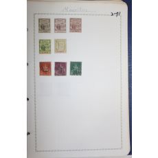2-71 100년전후의 모리셔스 mauritius 우표 8장