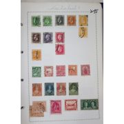2-75 100년 전후의 뉴질랜드 new zealand 우표 25장
