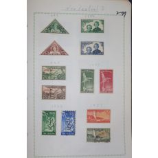 2-77 1943년~1951년 뉴질랜드 new zealand 우표 25장