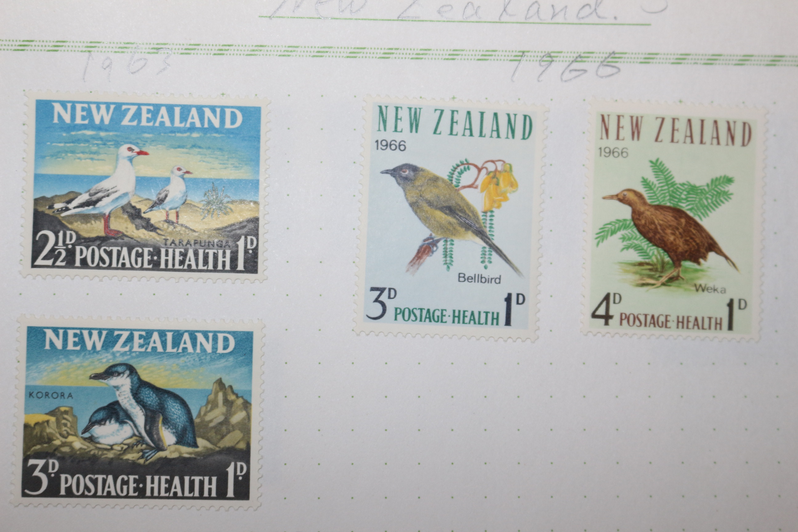 2-79 1963년~1982년 뉴질랜드 new zealand 우표 25장