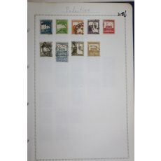 2-86 100년 전후의 팔레스타인 palestine 우표 9장