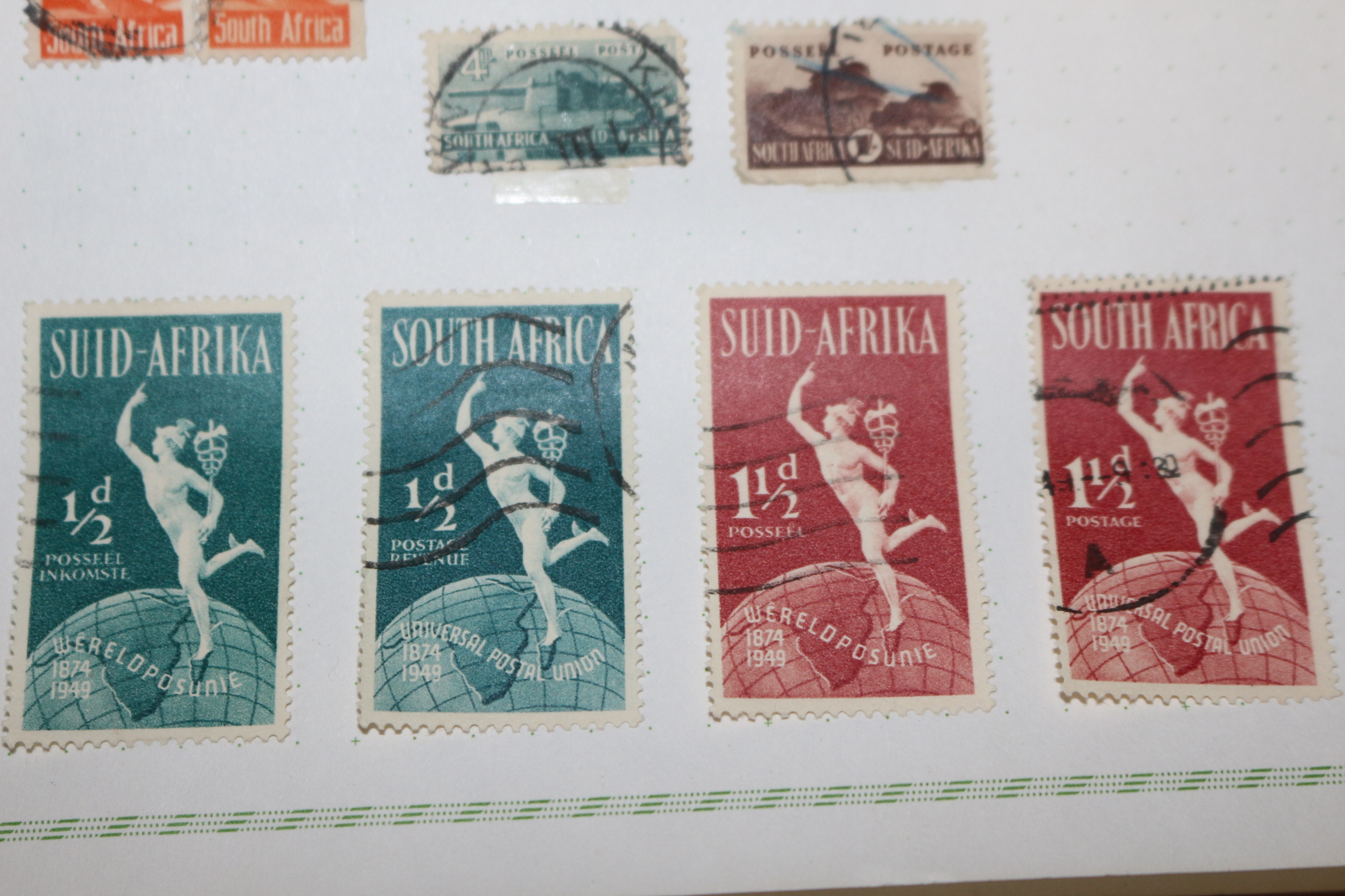 2-89 100년 전후의 남아프리카공화국 south africa 우표 30장