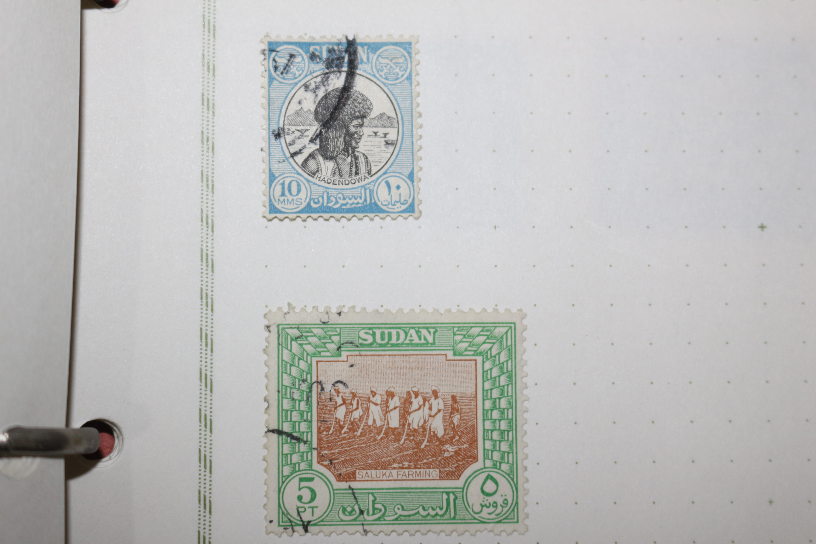 2-95 100년 전후의 수단 sudan 우표 8장