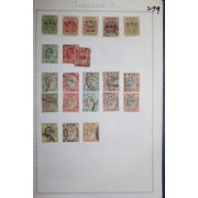 2-99 100년 전후의 수리남 Transvaal 우표 21장