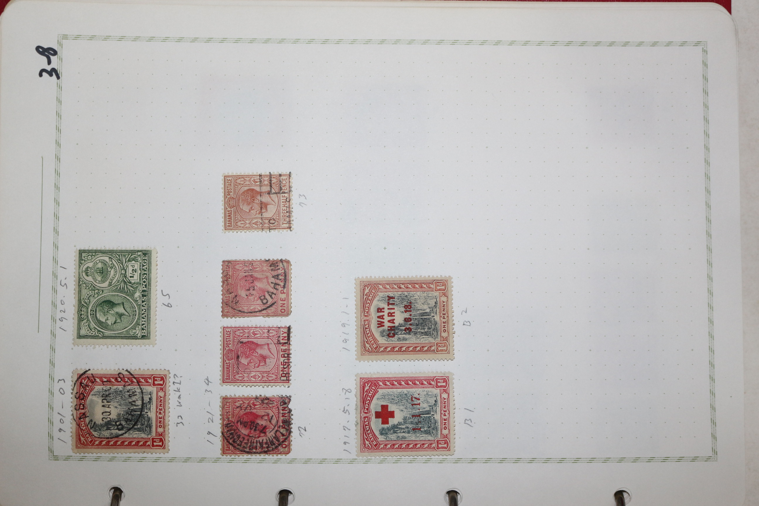 3-8 1901년~1934년 외국우표 8장