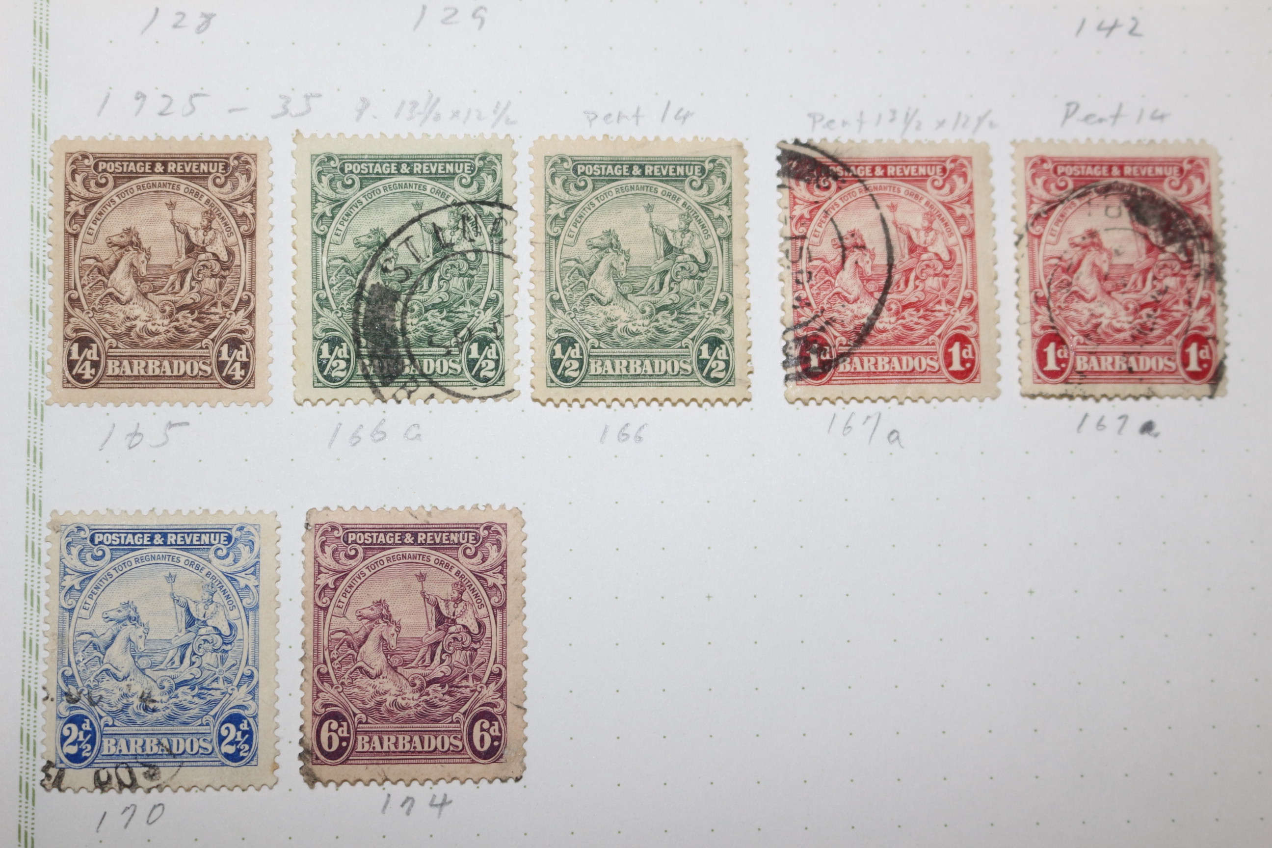 3-9 1912년~1935년 외국우표 18장