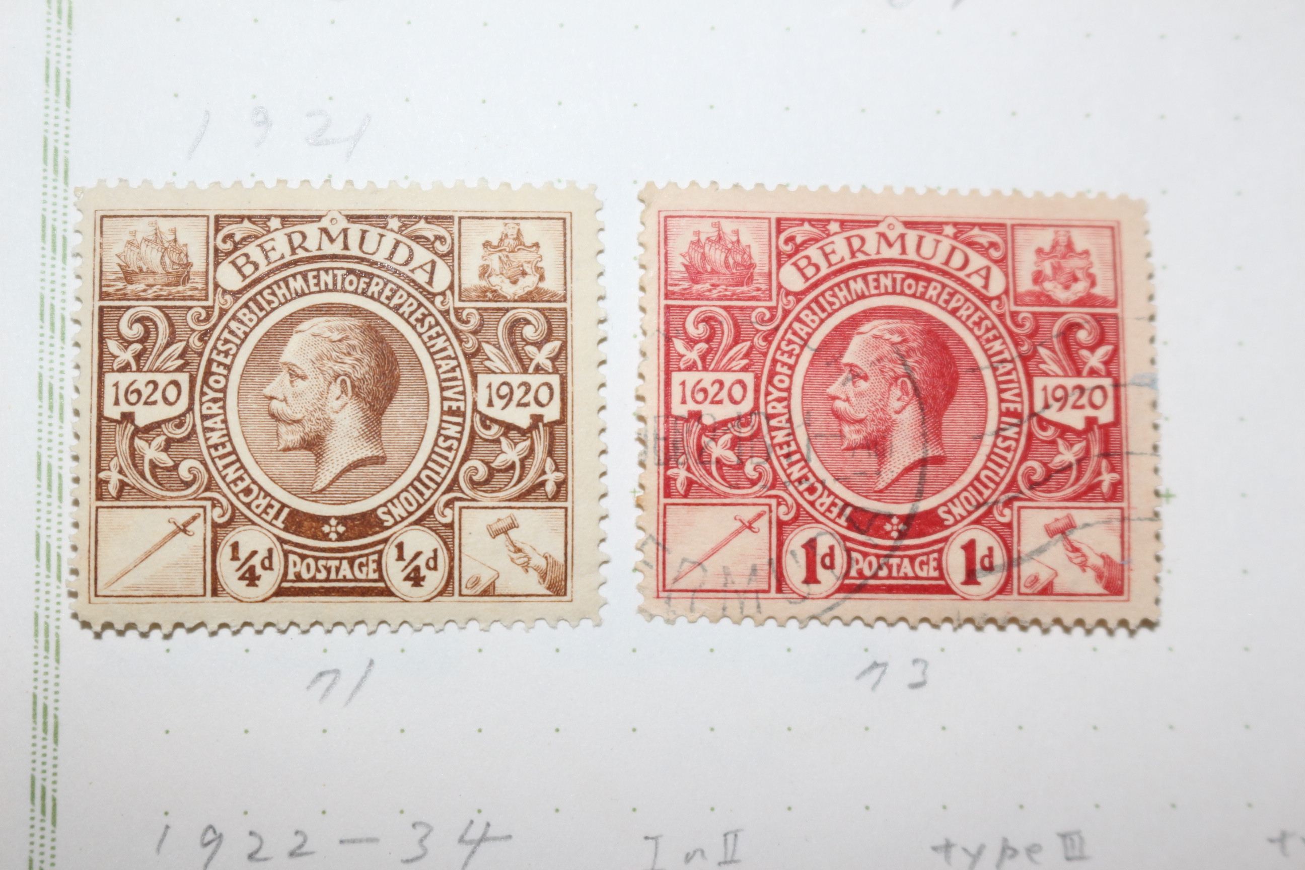 3-13 1910년~1934년 외국우표 18장