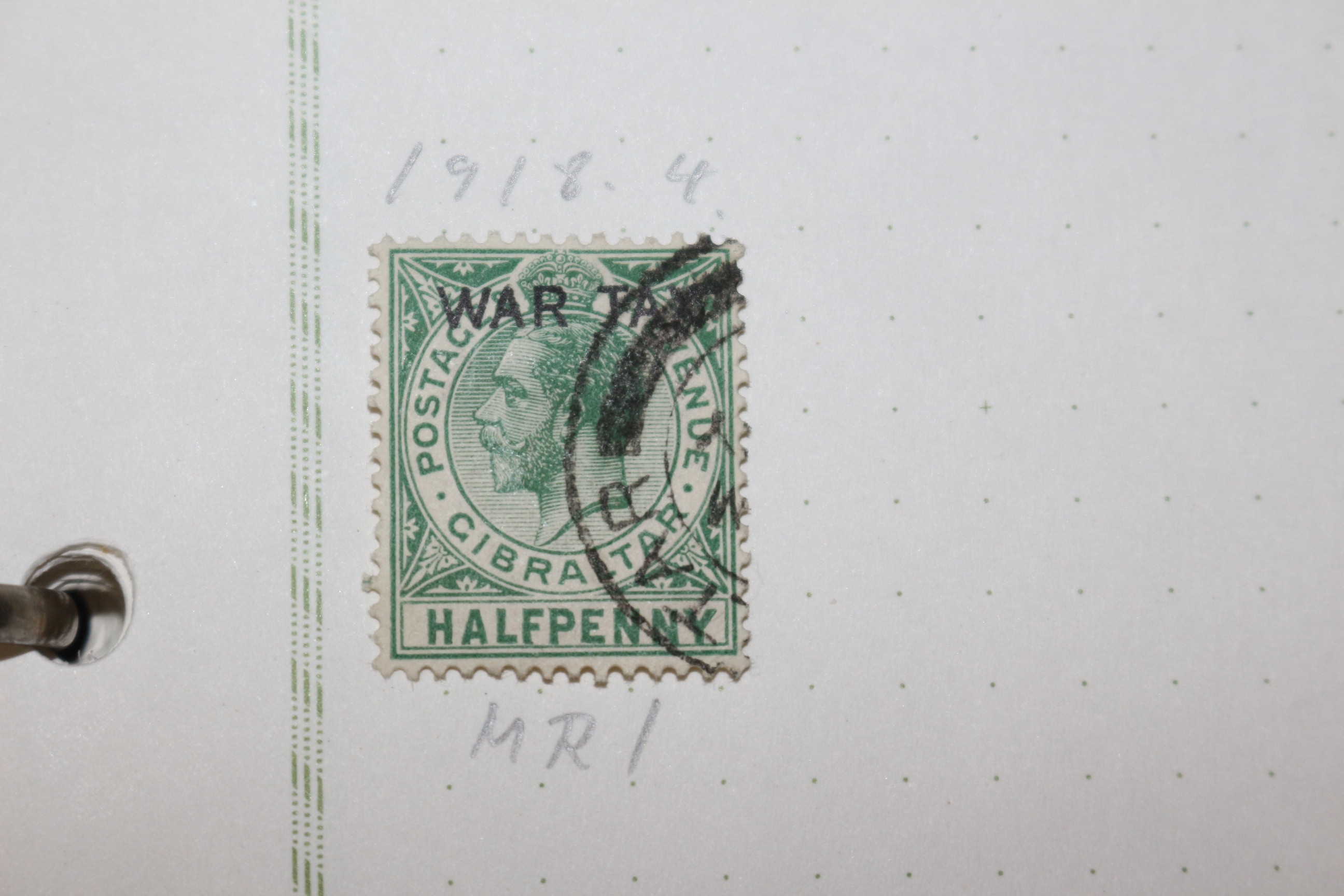 3-30 1912년~1933년 지브롤터 gibraltar 우표 13장