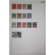 3-31 1913년~1935년 골드코스트 gold coast 우표 14장