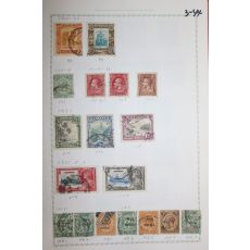3-44 1916년~1935년 자메이카 jamaica 우표 18장