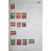 3-54  1911년~1937년 캐나다 뉴펀들랜드섬 newfoundland 우표 12장