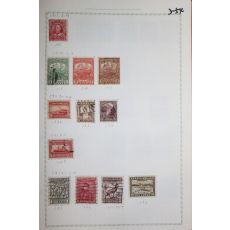 3-54  1911년~1937년 캐나다 뉴펀들랜드섬 newfoundland 우표 12장