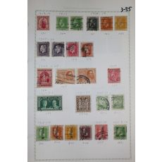 3-55  1909년~1935년 뉴질랜드 new zealand 우표 24장