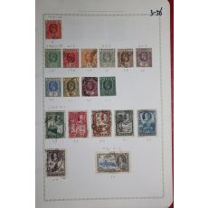 3-56  1914년~1936년 나이지리아 nigeria 우표 18장