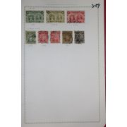 3-59  1910년~1919년 아프리카남부의 옛영국식민지 로디지아 rhodesia 우표 8장