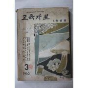 1963년 교육자료 3월호